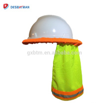Nuevo casco Sombrero protector del cuello Protección solar Escudo de seguridad Reflectante Espalda trasera